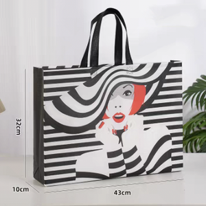 Bolsas de Compras Ecológicas de Tela No Tejida y Bolsas de Supermercado Plegables Reciclables - Product Image 3