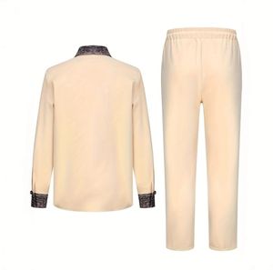 2025 nouvel ensemble pour hommes ethniques africains imprimé épissage <span class=keywords><strong>chemise</strong></span> et pantalon noir ensemble décontracté pour hommes - Product Image 2
