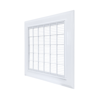 Diffuseur d'air de plafond ABS 600x600, grille de ventilation intégrée pour l'admission et la sortie d'air du plafond, pour climatiseur central