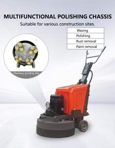 Meuleuse à béton de sécurité, anti-fuite, avec moteur 18,5 kW, 380 V - Product Image 2