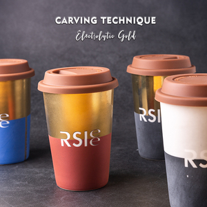 Speciale lusso New Bone China Cup ceramica Coffee Carving tecnica regalo manico in oro tazza in ceramica - Product Image 6