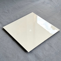 Carreaux de sol imperméables 60x60 pour salon, haute qualité, carreaux de sol en porcelaine polie brillante 60x60 beige pour salon