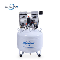 SPERAN Haute Qualité 32L Petits Compresseurs D'air Sans Huile Silencieux Compresseur Portable