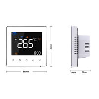 Thermostat de chauffage au sol numérique WiFi pour chauffage électrique, chaudière à gaz, contrôleur de température à distance via application