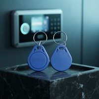 Boye Wholesale 125KHz Keyfob ABS/PVC LF Keychain with TK4100 /T5577 Chip Mini Tag RFID Access Control Card