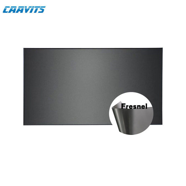 200 Inch 100 Inch 120 Inch  Fresnel Ultra Short Throw Large Size ALR Fixed Frame Screen with 1cm Narrow Velvet Border