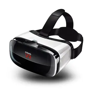 Óculos VR para Smartphone Capacete 3D Realidade Virtual Óculos 3D Suporte 0-500 Miopia VR fone de ouvido para Celular