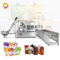 Machine de remplissage, de bouchage et de scellage ORME Lineal pour sachets Doypack de protéines de lactosérum et sachets à bec verseur pour aliments pour bébés