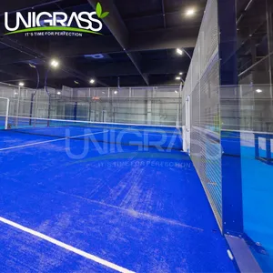 <span class=keywords><strong>Terrain</strong></span> de <span class=keywords><strong>padel</strong></span> professionnel de compétition, panoramique à 360°, intérieur/extérieur, avec logo personnalisé, norme européenne. - Product Image 6