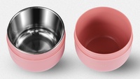 Edelstahl Rvs Boîte à bento chauffante en acier inoxydable isolée thermiquement Boîte à lunch Céréales Avoine Soupe Tasse Bol pour enfant École