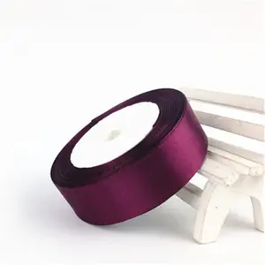 NX190 colors customize polyester taffeta satin ribbon For Thermal Transfer Printing satin ribbon roll