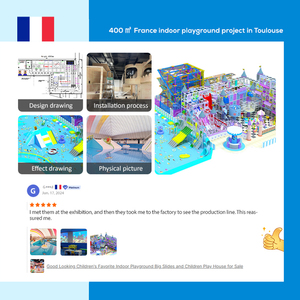 Happy Land Aire de jeux intérieure OEM Aire de jeux modulaire Jeux pour enfants Terrain de jeux intérieur Équipement à vendre - Product Image 4