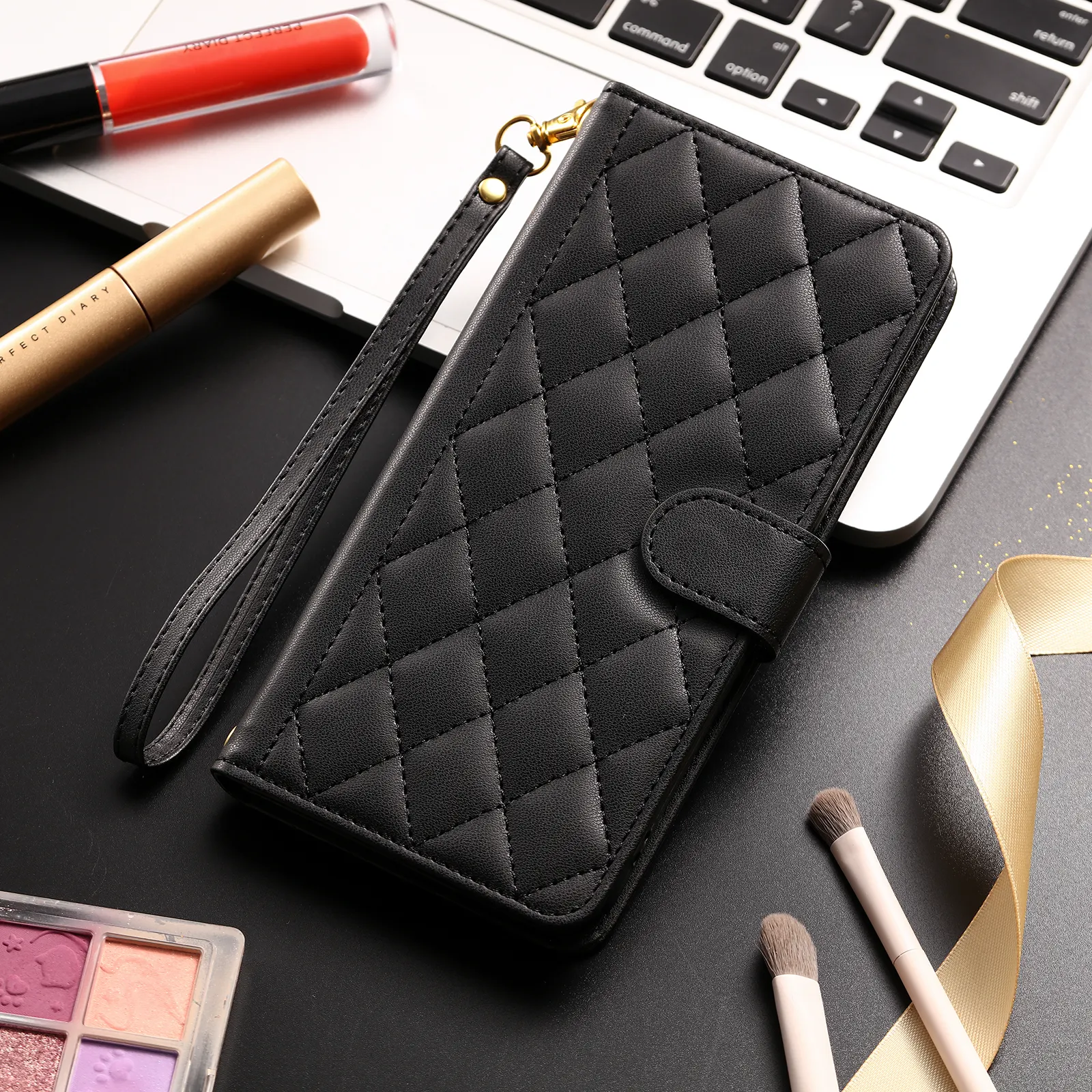 Funda para Samsung A33 5G nueva moda chica magnética Flip kickstand teléfono móvil contraportada billetera a prueba de golpes bolsa con trampa