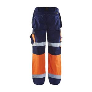 BLAKLADER - 150818608953C156 Pantalon haute visibilité X1500 Bleu marine/Orange-EAN 7330509387498 HI-VIS WORKWEAR - Product Image 2