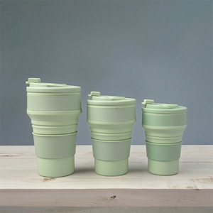 High Quality Custom Portable Reusable Eco-Friendly Silicone <b>Collapsible</b> <b>Water</b> <b>Bottle</b> Thermal Insulation for Promotional Business - Product Image 2
