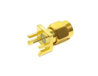 Conector Coaxial SMA de Cobre Chapado en Oro para Montaje en PCB, Precio de Fábrica