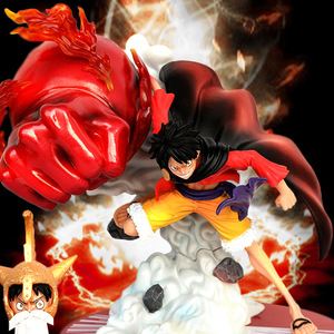Figura de Anime de 25CM, 1 pieza, <span class=keywords><strong>Monkey</strong></span> <span class=keywords><strong>D</strong></span>, <span class=keywords><strong>Luffy</strong></span>, modelo de PVC, figura de acción, estatua de juguete, muñeca de colección - Product Image 1