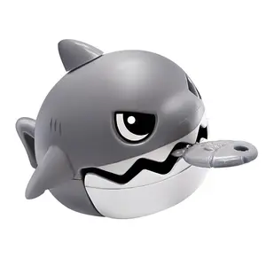 Интерактивная тянущаяся линия движущаяся Акула ест маленькую рыбку игрушка милая и Брелок фигурка акулы миниатюрная для автомобильного ключника