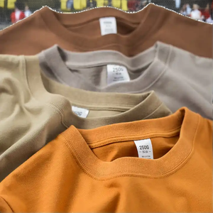 High Quality Wholesale 100% Cotton Heavy Weight Unisex Casual <b>T</b>-<b>Shirts</b> with Custom Logo Option and Blank Design - Product Image 2