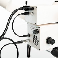 Microscope dentaire haute résolution pour la chirurgie orale et maxillo-faciale, binoculaire électrique avec matériaux en métal, plastique et acier