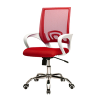 Vente en gros de chaise de bureau ergonomique au design contemporain avec dossier bas en maille complète avec des caractéristiques de confort