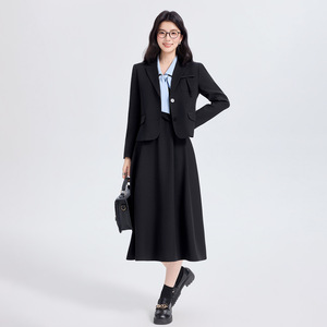 Women's Suit Set Solid Color Polyester Spring Autumn Work Casual Wear - Product Image 2