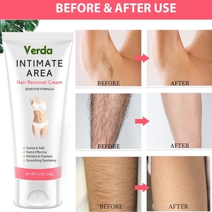 Crème d'épilation de la zone <span class=keywords><strong>intime</strong></span> de marque privée crème dépilatoire coréenne douce sans démangeaisons impeccable indolore poitrine aisselles - Product Image 5