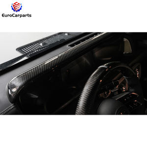 2025 G classe W465 tableau de bord couverture garnitures intérieures carbone <span class=keywords><strong>sec</strong></span> intérieur tableau de bord boîtier panneau voiture accessoire - Product Image 6