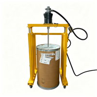 Agitateur de fût pneumatique à double colonne, mobile, pour peinture 55 gallons, mélangeur anti-explosion à moteur pneumatique 200L