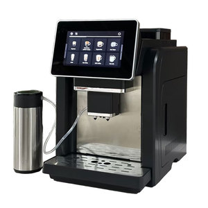 Cafetera Espresso Automática para el Hogar y Hoteles, Pantalla Táctil, Cappuccino, Latte, Expresso, Enchufe EU/US, Acero Inoxidable, Manual - Product Image 2