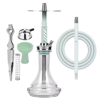 Meilleure Vente Ensemble Chicha Narguilé Portable en Aluminium de Haute Qualité au Design Unique