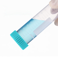 Tubes à centrifuger stérilisés avec couvercle plat, PP, fond conique ou fond rond, clair ou ambre, 0.5ml 1.5ml 2ml 5ml 10ml 15ml 50ml