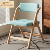 Chaise de salle à manger moderne pliable, imperméable et légère avec dossier stable, idéale pour gagner de la place dans les appartements