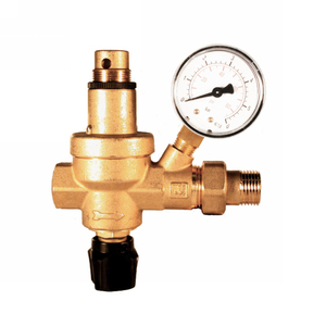 Gruppo di alimentazione per impieghi gravosi con manometro da 1/2 pollice per sistemi HVAC - Product Image 1