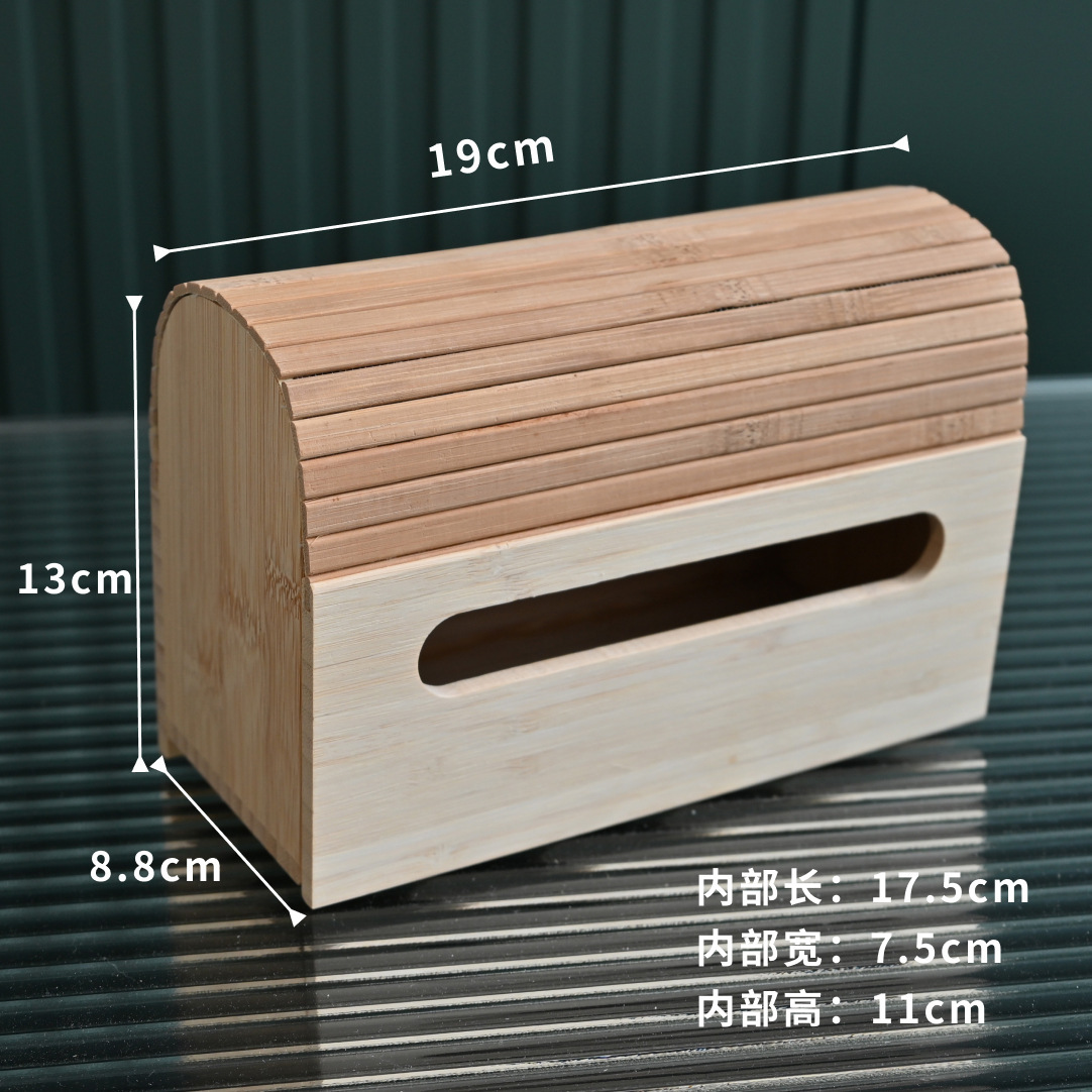 Side-drawer tissue box