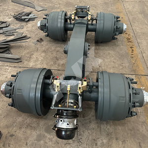 Nhà Máy Cung Cấp Nhiệm Vụ Nặng Nề Trailer Xe Tải Trục 60T 80T 100T <span class=keywords><strong>Bogie</strong></span> Hệ Thống Treo Song Song Trục Đi Bộ Chùm Hệ Thống Treo - Product Image 4