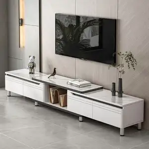 Nuovo Design moderno semplice mobile Tv galleggiante mobile Tv a parete in legno a buon mercato all'ingrosso per Console componenti Tv