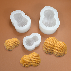 Molde de Silicona 3D con Forma de Oso <span class=keywords><strong>para</strong></span> Hornear, <span class=keywords><strong>para</strong></span> Fondant, Pastel, Pudín, Repostería Decorativa, con Diseño de Corazón y Cacahuete - Product Image 4