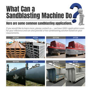 Machine de sablage industrielle <span class=keywords><strong>mobile</strong></span> et portable pour l'élimination de la rouille sur métal - Product Image 3