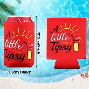 Funny Quotes Insulated Neoprene Can Sleeves <b>Collapsible</b> Drink Holder for Cans and Bottles, Wine Party, BBQs,Beer Sleeve Cooler - Product Image 4