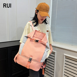 RUIQUWIN Bolsa Deportiva Unisex al por Mayor, Duradera, Impermeable, Transpirable, Ligera, con Compartimento Separado para Zapatos, Cierre de Cremallera Informal - Product Image 1