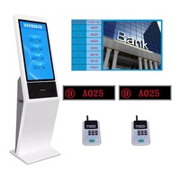 Système d'appel de file d'attente avec écran tactile filaire et sans fil, clavier, affichage LED et écran LCD TV, fourni par l'usine avec logiciel