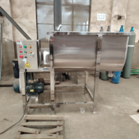 Mélangeur de poudre chimique facile à utiliser pour lessive en poudre et aliments pour animaux, machine à mélanger à ruban