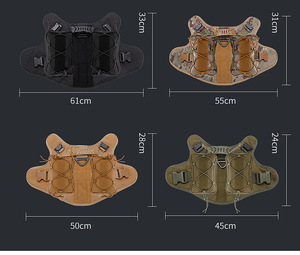 Arnés Deportivo para Perros Grandes, Chaleco de Entrenamiento Táctico MOLLE de Nailon para <span class=keywords><strong>Pastor</strong></span> <span class=keywords><strong>Alemán</strong></span> y <span class=keywords><strong>Malinois</strong></span>, con Correa - Product Image 6