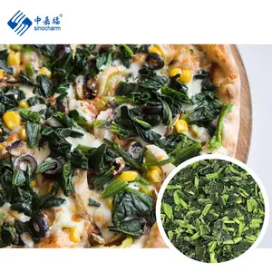 Sinocharm BRC A Grade IQF Chopped Spinach Cut Factory Price 1kg 40ft Container Export Frozen Fresh Green Spinach