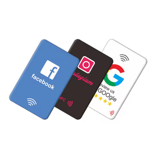 Custom Printing PVC Reviews <b>Card</b> Pop up Review <b>Card</b> Nfc Chip NFC213 215 216 Social Media Gift <b>Card</b> - Product Image 4