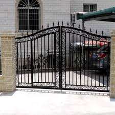 Portail Principal en Fer Forgé Galvanisé Décoratif Moderne Personnalisable, Idéal pour Allées, Villas, Résidences et Jardins - Product Image 2