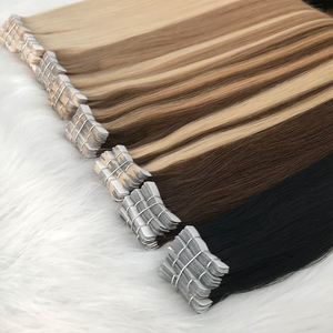 ผมต่อแบบเทป PU ผมแท้ 100% เกรดเวอร์จิ้น ตรงสลวย แบบดับเบิ้ลดรอน ขายส่ง - Product Image 5