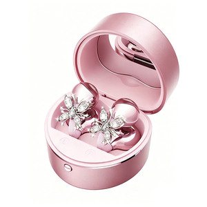 หูฟังไร้สาย Butterfly Earclip รุ่น V6.0 พร้อมกระจกแต่งหน้า กล่องชาร์จรูปหัวใจ ระบบตัดเสียงรบกวน ENC สำหรับใช้ในชีวิตประจำวันและที่ทำงาน - Product Image 1