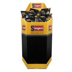 ชั้นวางแสดงสินค้าแบบพับได้รูปทรงสี่เหลี่ยม ทำจากกระดาษลูกฟูก สำหรับโฆษณาและโปรโมชั่นในร้านค้า สามารถนำกลับมาใช้ใหม่ได้ - Product Image 6